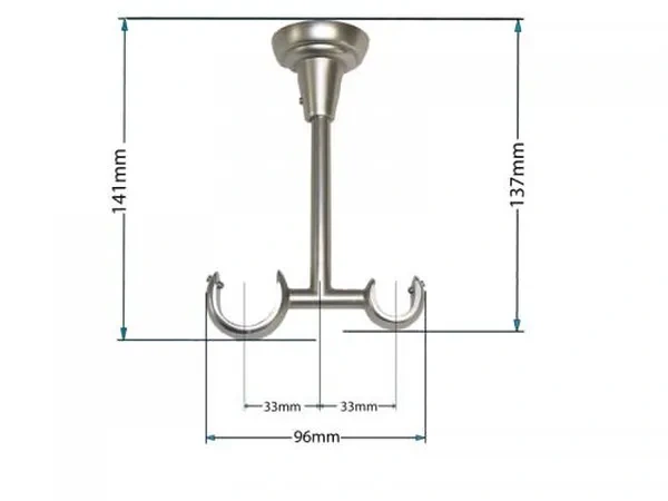 držák 25x16 stropný