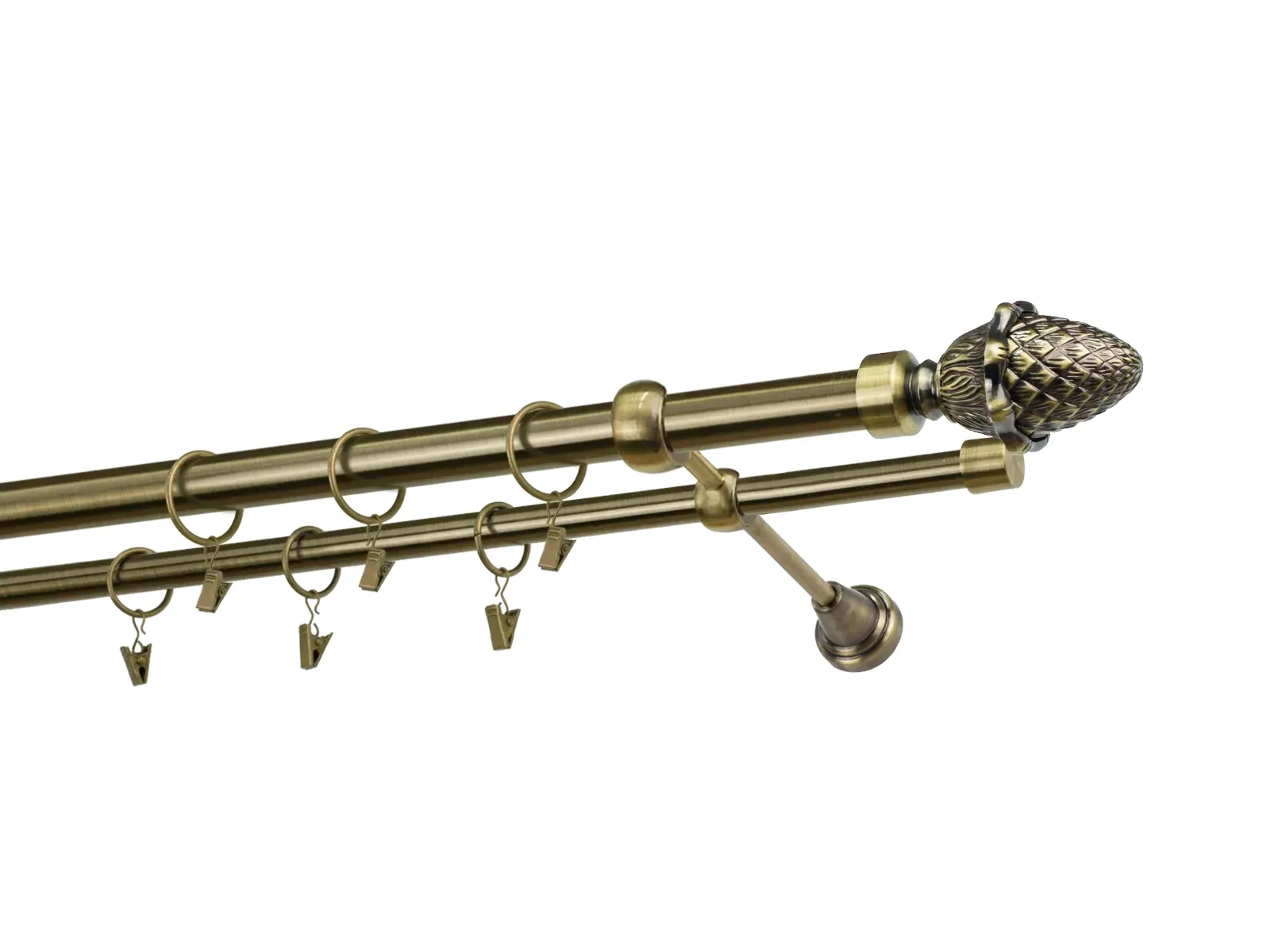 Garnýže 25x16mm - dvouřadá - ŽALUD - antik