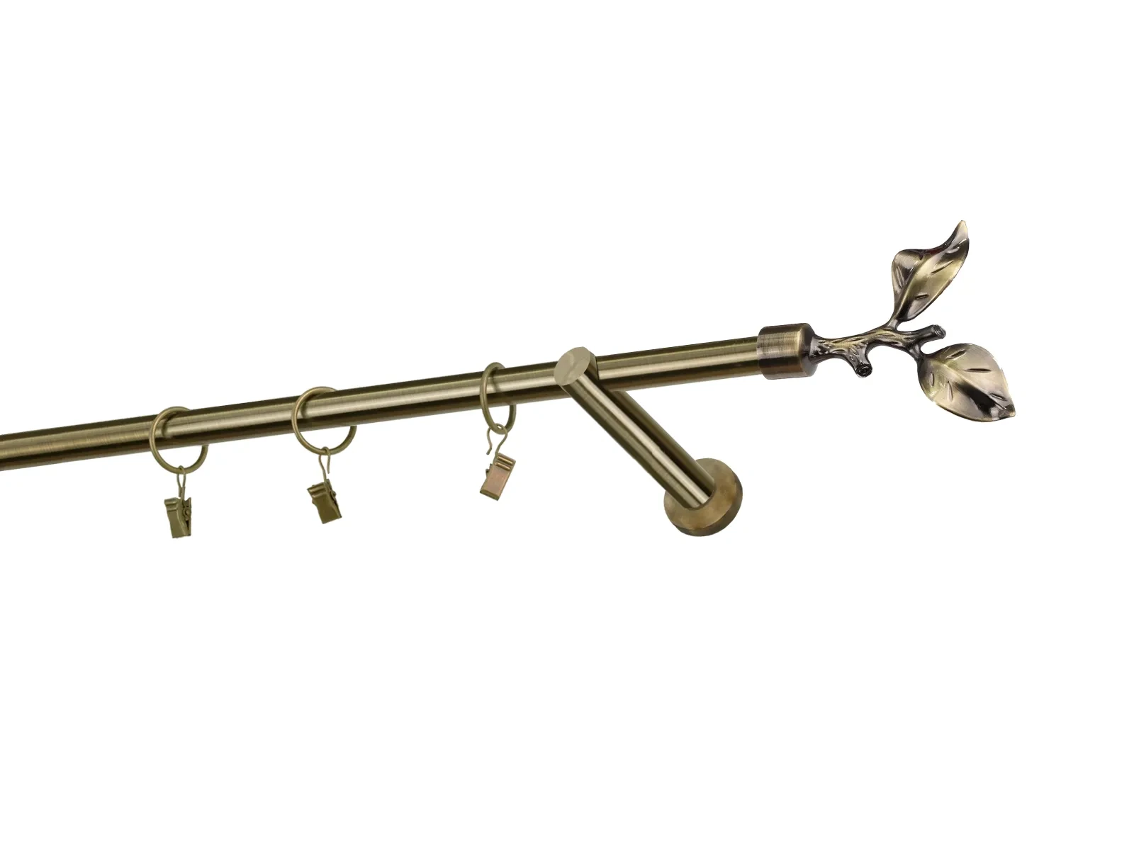 Garnýže 16mm - jednořadá - LIST ROSE - antik