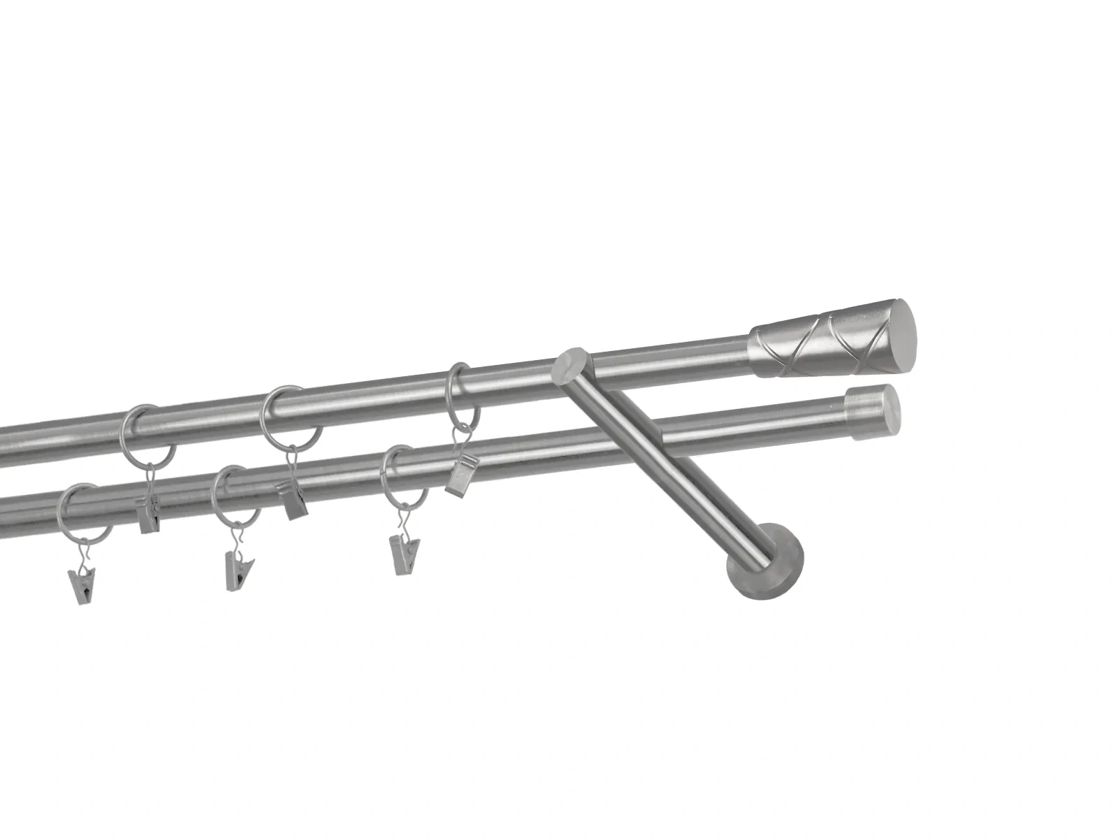 Garnýže 19x19mm - dvouřadá - TRAPEZIUM - satin