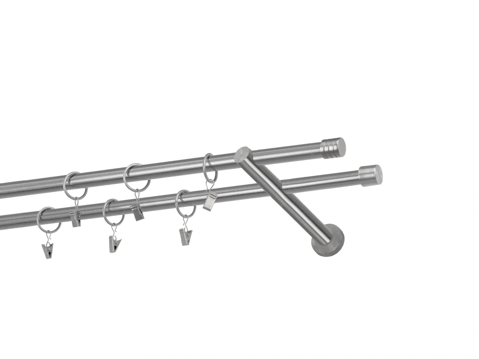 Garnýže 16x16mm - dvouřadá - RADIATOR - satin