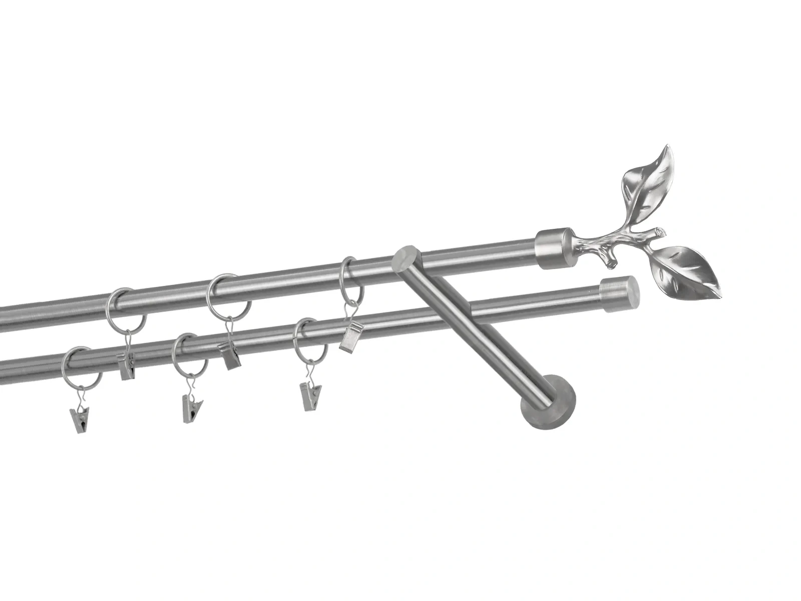 Garnýže 16x16mm - dvouřadá - LIST ROSE - satin