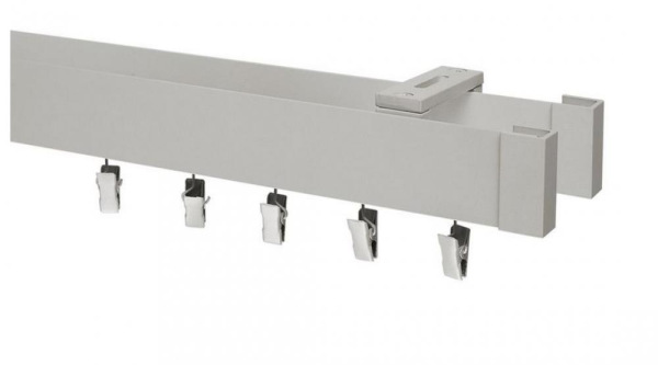 Garnýže MODERN dvouřadá - do stropu - odstín INOX