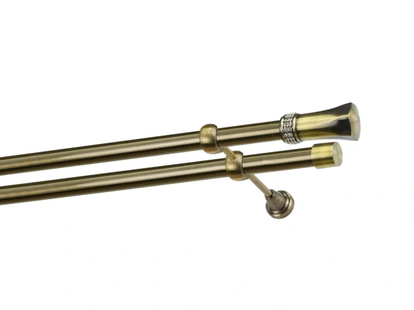 Garnýže 25x25mm - dvouřadá - PLUTON CRYSTAL - antik 1