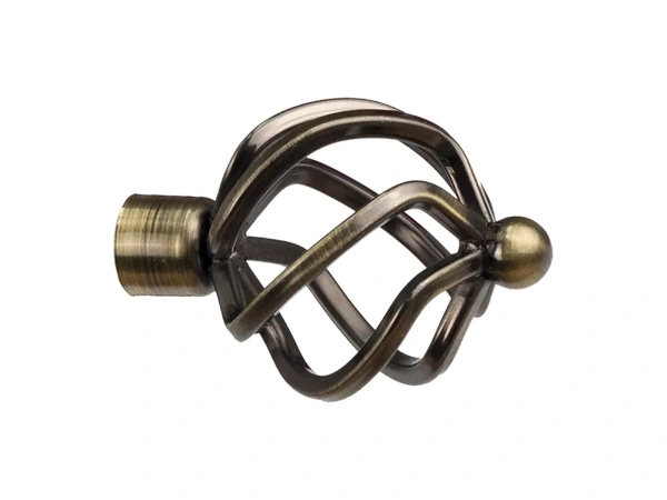 Garnýže 19x19mm - dvouřadá - SPIRAL - antik 2