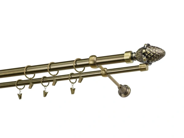 Garnýže 25x16mm - dvouřadá - ŽALUD - antik