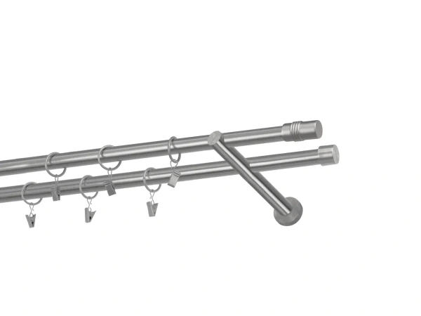 Garnýže 19x19mm - dvouřadá - CYLINDR - satin