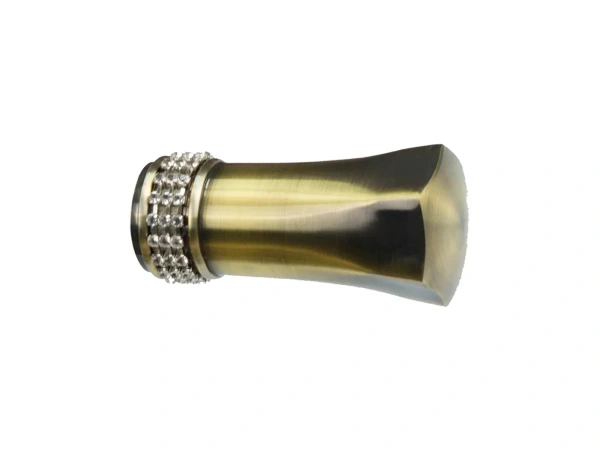 Garnýže 25x25mm - dvouřadá - PLUTON CRYSTAL - antik 2