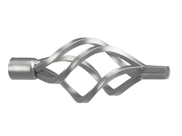 Garnýže 16mm - jednořadá - KOULE AZUR - satin 2