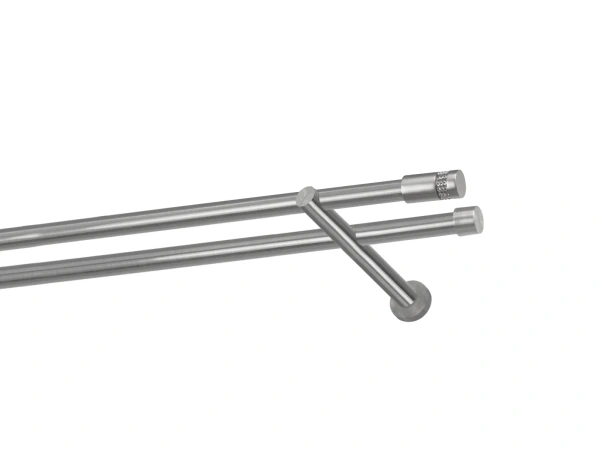 Garnýže 19x19mm - dvouřadá - CYLINDR CRYSTAL - satin 1