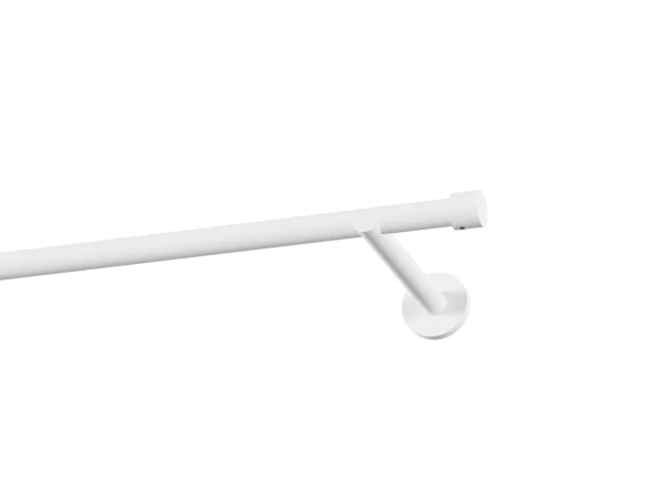 Garnýž 19mm obyčejná tyč - 1řada - PULLO - bílá 1