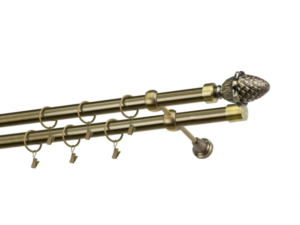 Garnýže 25x25mm - dvouřadá - ŽALUD - antik