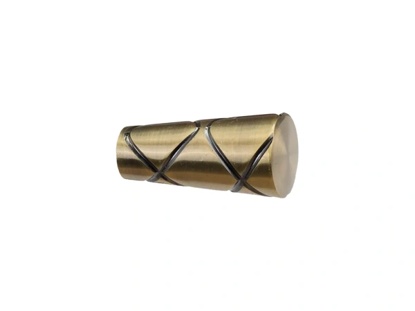 Garniža 19x19mm - drážková tyč - 2rady - TRAPEZIUM - antik 2