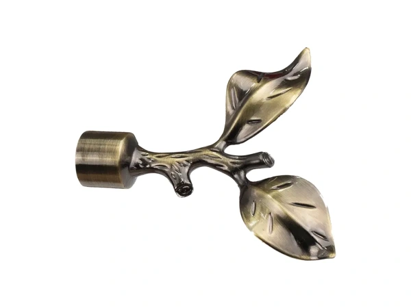 Garnýže 19mm - jednořadá - LIST ROSE - antik 2