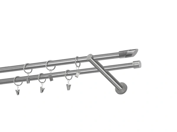 Garnýže 16x16mm - dvouřadá - PIZA - satin