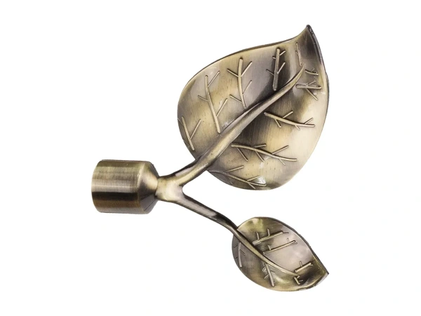 Garnýže 16x16mm - dvouřadá - LIST VELIKY - antik 2