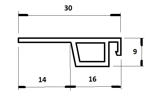 Sítě na OKNO - pevné - atyp - tvar 11 1