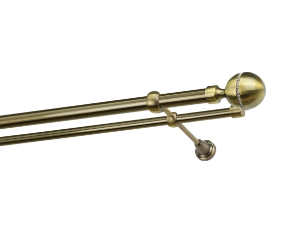 Garnýže 25x16mm - dvouřadá - KALISTO CRYSTAL - antik 1