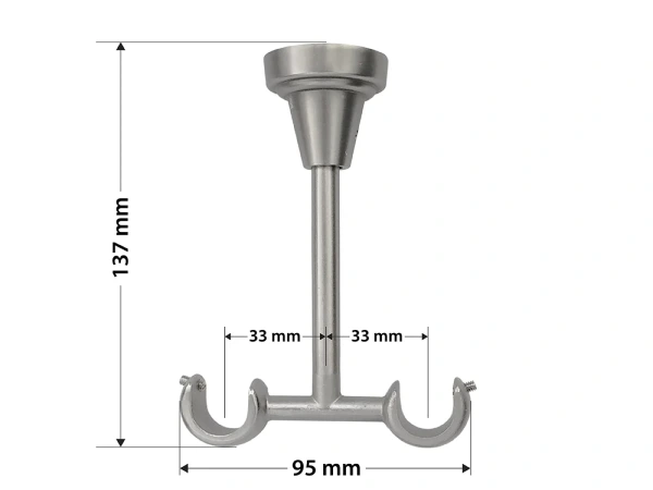 Garnýže 19x19mm - dvouřadá - SPIRAL - satin 5