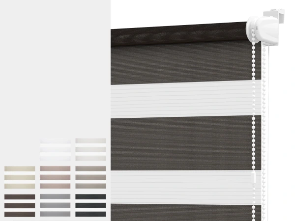 Rolety MINI+ den a noc - látka SUMATRA