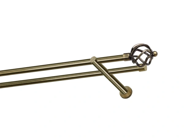 Garnýže 16x16mm - dvouřadá - SPIRAL - antik 1