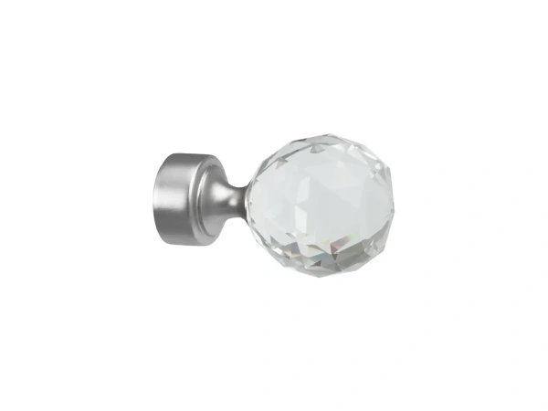 Garnýže 25x16mm - dvouřadá - KOULE CRYSTAL - satin 2