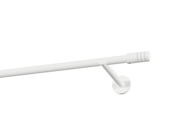 Garnýž 19mm obyčejná tyč - 1řada - TECHNO - bílá 1
