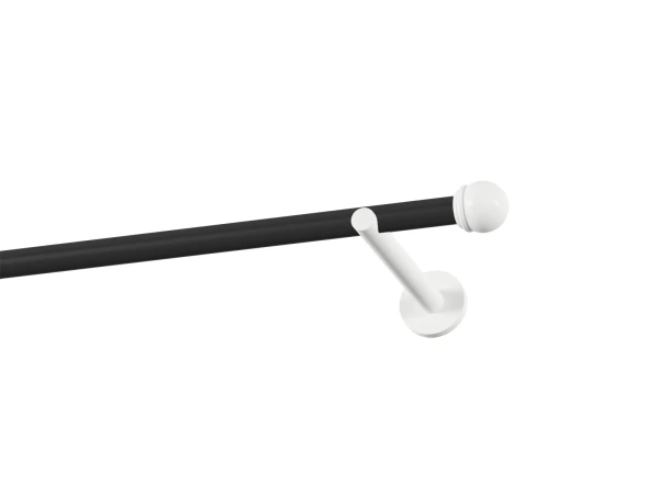 Garnýž 19mm obyčejná tyč - 1řada - TODI MAX - černo bílá 1