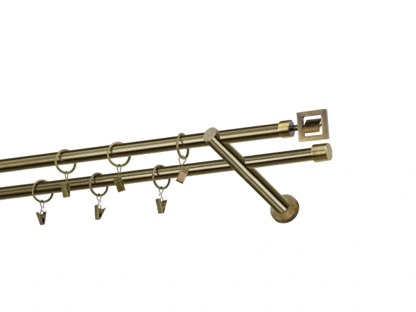 Garnýže 16x16mm - dvouřadá - SATURN - antik