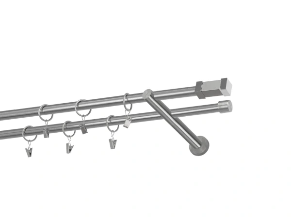 Garnýže 16x16mm - dvouřadá - QUADRO - satin