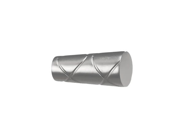 Garniža 19x19mm - drážková tyč - 2rady - TRAPEZIUM - satin 2
