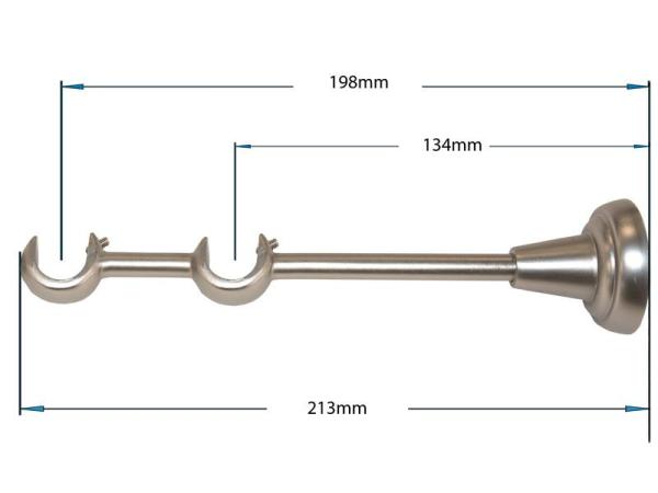 Garnýže 19x19mm - dvouřadá - BOLOGNA - satin 2