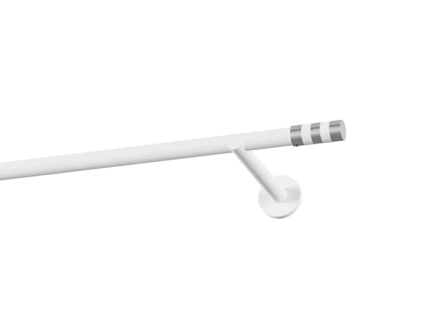 Garnýž 19mm obyčejná tyč - 1řada - VALEC - bílá 1