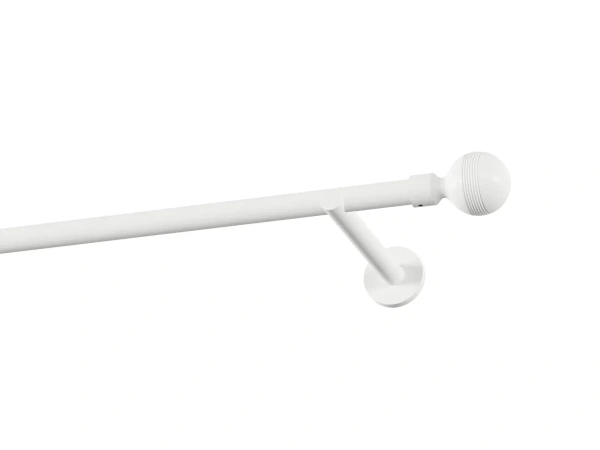 Garnýž 19mm obyčejná tyč - 1řada - GABI - bílá 1