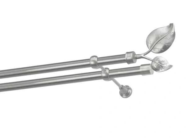 Garnýže 25x25mm - dvouřadá - LIST VELIKÝ satin 1