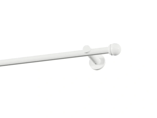 Garnýž 19mm drážková tyč - 1řada - TODI MAX - bílá 1