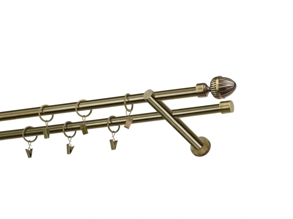 Garnýže 16x16mm - dvouřadá - ODEON - antik