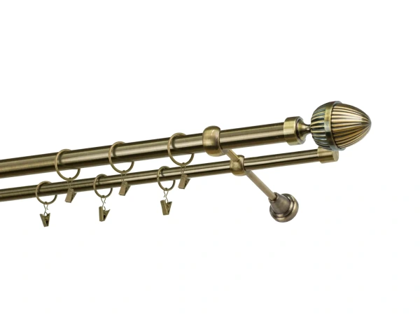 Garnýže 25x16mm - dvouřadá - ODEON - antik