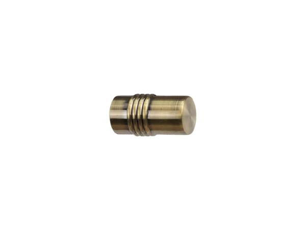 Garniža 19x19mm - drážková tyč - 2rady - CYLINDR - antik 2