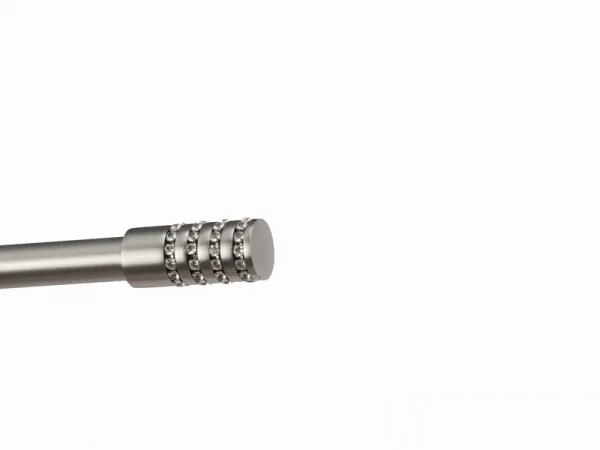 Garnýže 16mm - jednořadá - CYLINDER CRYSTAL - satin