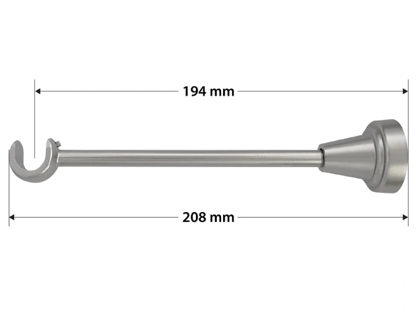 Garnýže 16mm - jednořadá - CYLINDR CRYSTAL - satin 4