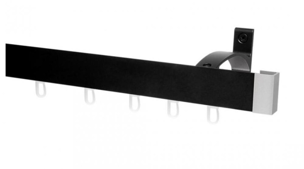 Garnýže MODERN jednořadá - na stěnu - odstín ČERNÁ