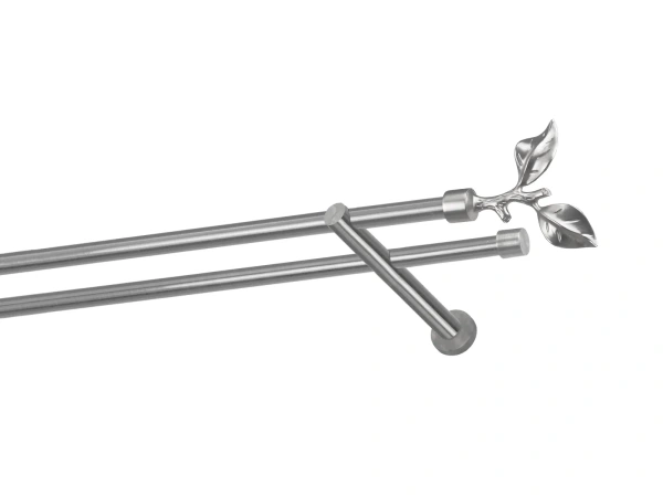 Garnýže 16x16mm - dvouřadá - LIST ROSE - satin 1