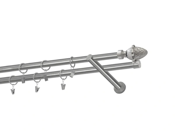 Garnýže 19x19mm - dvouřadá - ŽALUD - satin