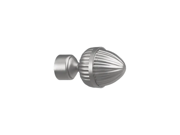 Garniža 19x19mm - drážková tyč - 2rady - ODEON - satin 2