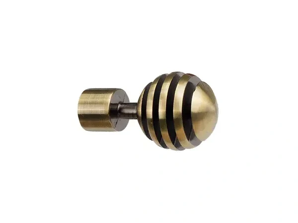 Garniža 19x19mm - drážková tyč - 2rady - VERONA - antik