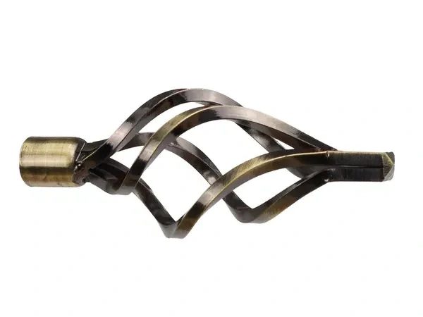 Garnýže 16mm - jednořadá - KOULE AZUR - antik