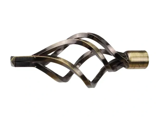 Garnýže 16x16mm - dvouřadá - KOULE AZUR - antik