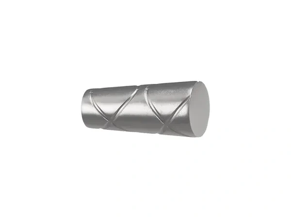 Garniža 19x19mm - drážková tyč - 2rady - TRAPEZIUM - satin