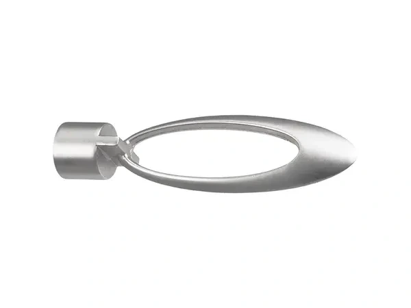 Garniža 19x19mm - drážková tyč - 2rady - VENEZIA - satin